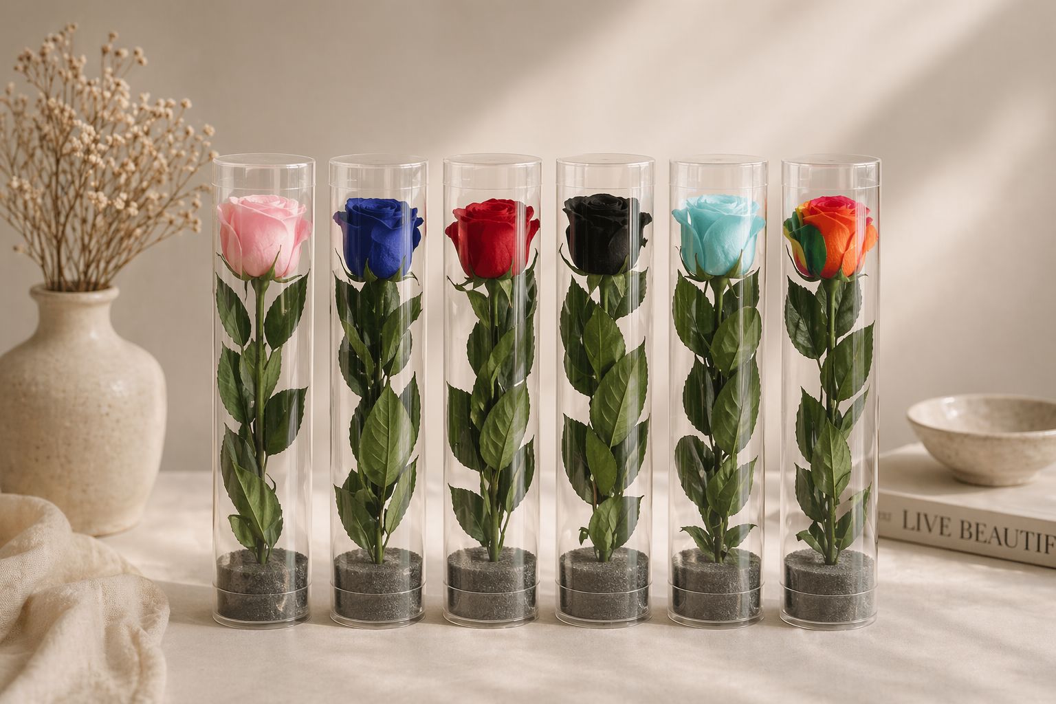 Real-touch flowers