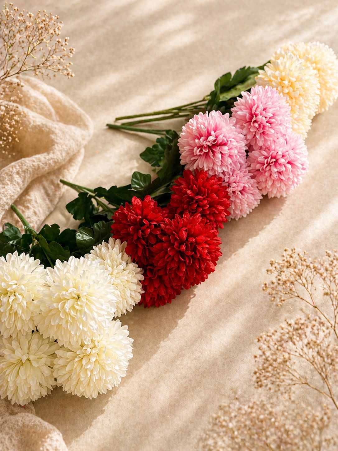 Silk flowers